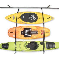 Kayak and Canoe storage racks, storage systems.  Hanging racks.