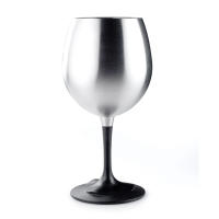 Take your wine on the go with a compact and stylish nesting wineglass with the Stainless Steel Nesting Wine Glass.