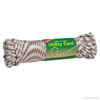 General purpose 1/8” x 50’ (15.25 m) utility cord is great for guy lines or small tie-downs.